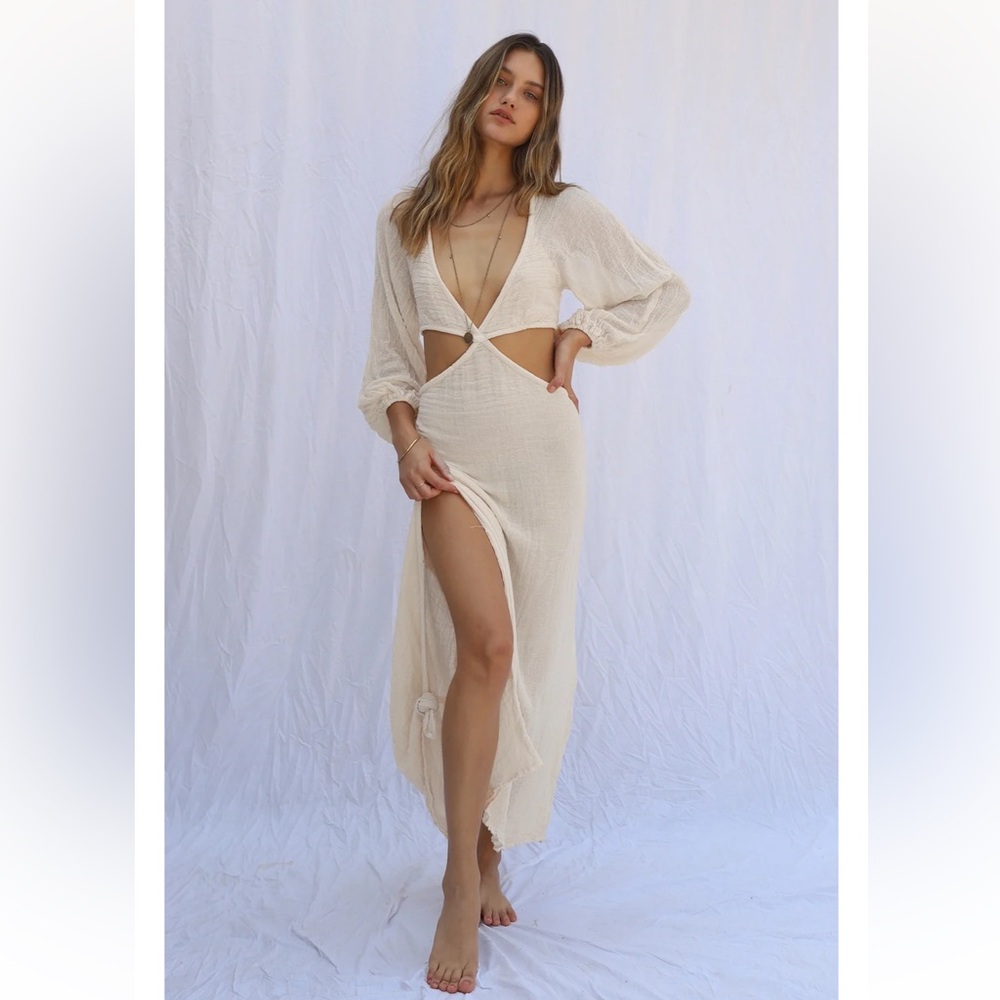 Jen’s Pirate Booty Gauze Sonora Maxi Dress - XS Natural
